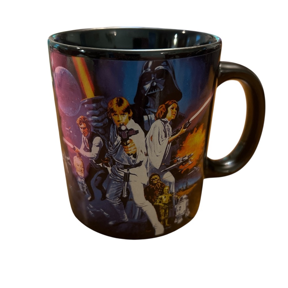 Star Wars A New Hope Black Ceramic Mug